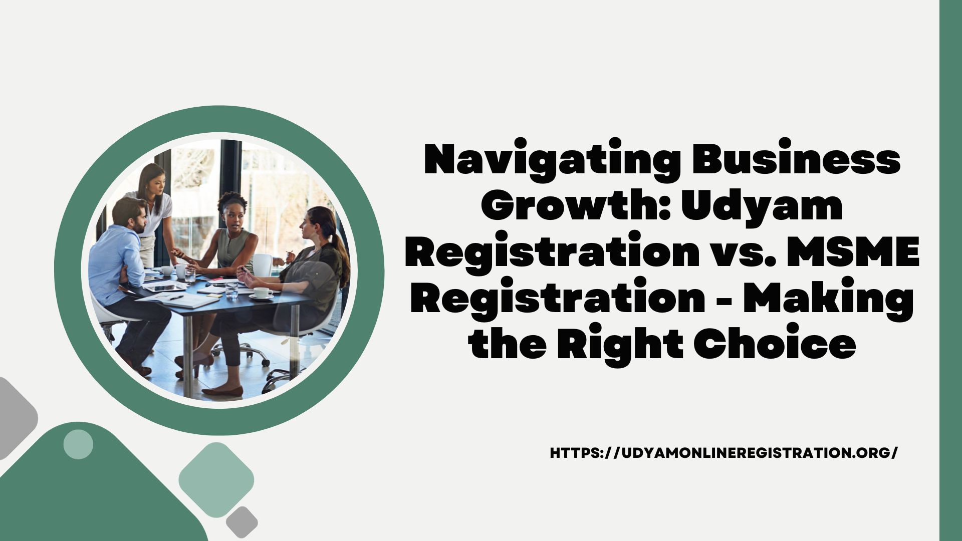 Navigating Business Growth: Udyam Registration vs. MSME Registration - Making the Right Choice