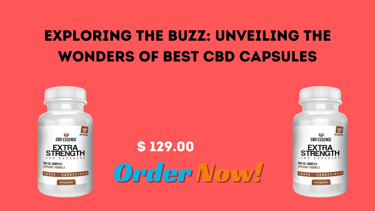 best CBD capsules